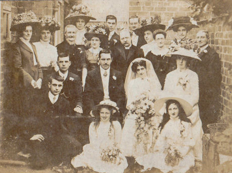 Aunt Lillies wedding 1908